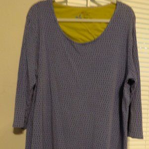 Gudrun Sjoden Blue Tunic XXL